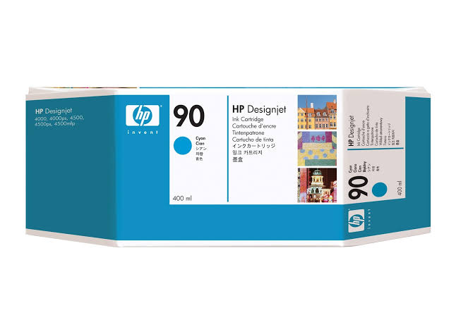 HP 90 Cyan DesignJet Ink Cartridge C5060A
