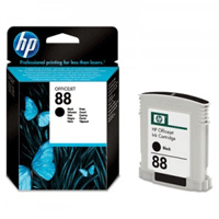 HP 88 Standard Capacity Vivera Black Ink Cartridge - C9385A