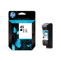 HP 45 Standard Capacity Black Ink Cartridge - 51645G