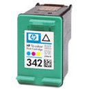 HP 342 Vivera Colour Ink Cartridge Blister White Foil from Multi Pack