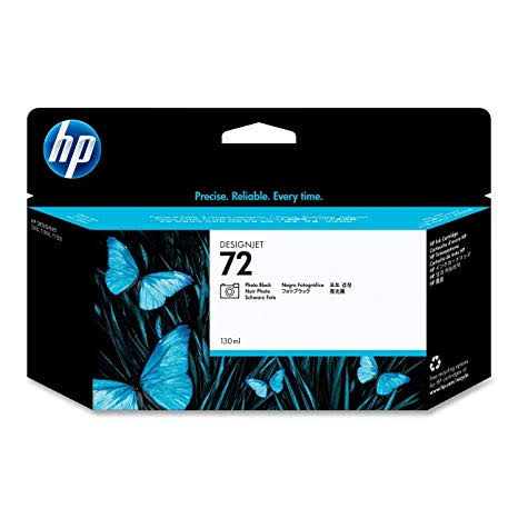 HP 72 High Capacity Photo Black Ink Cartridge, 130ml