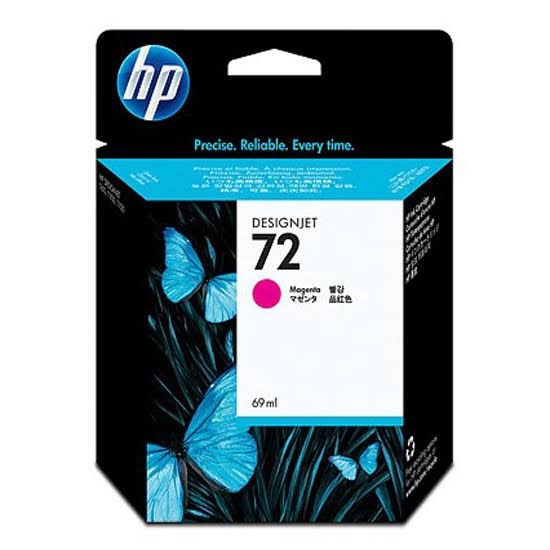 HP 72 Standard Capacity Magenta Ink Cartridge, 69ml