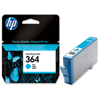 HP 364 Standard Capacity Cyan Ink Cartridge - CB318E