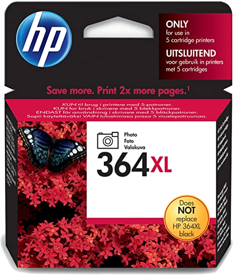 HP 364XL Ink Cartridge. Black HP364XL Printer Ink HP CB322EE HP 364 XL