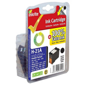 Inkrite Premium Black Ink Cartridge for HP No. 21