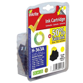 Inkrite Premium Yellow Ink Cartridge (Alternative to HP No 363, C8773E)
