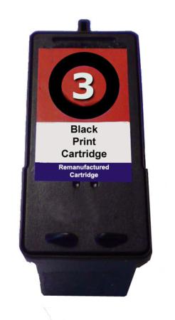 Premium Black Ink Cartridge (Alternative to Lexmark No 3, 18C1530E)