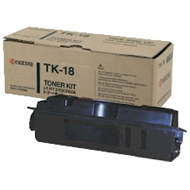 Black Kyocera TK-18 Toner Cartridge (1T02FM0EU0) Printer Cartridge