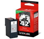 Lexmark 42 Return Program Black Ink Cartridge - 018Y0142E