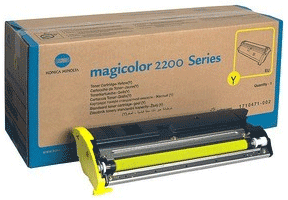 Konica Minolta MagiColor QMS Yellow Laser Cartridge