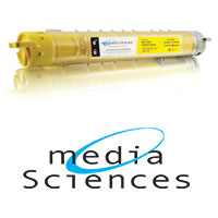 Media Sciences Compatible Black Yellow Capacity Toner Cartridge for Dell JD750
