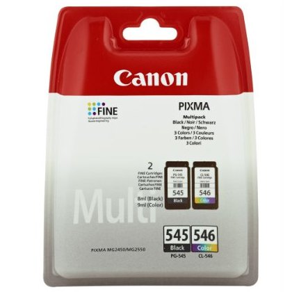 Canon PG-545 / CL-546 Multipack Ink Cartridges