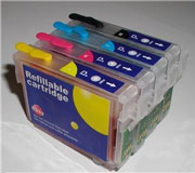 Refillable REF715 Inkjet Cartridges Quad Pack B/C/M/Y Suitable for Epson T071540