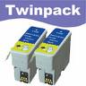 Compatible Twin Pack Black Ink Cartridges for T007402