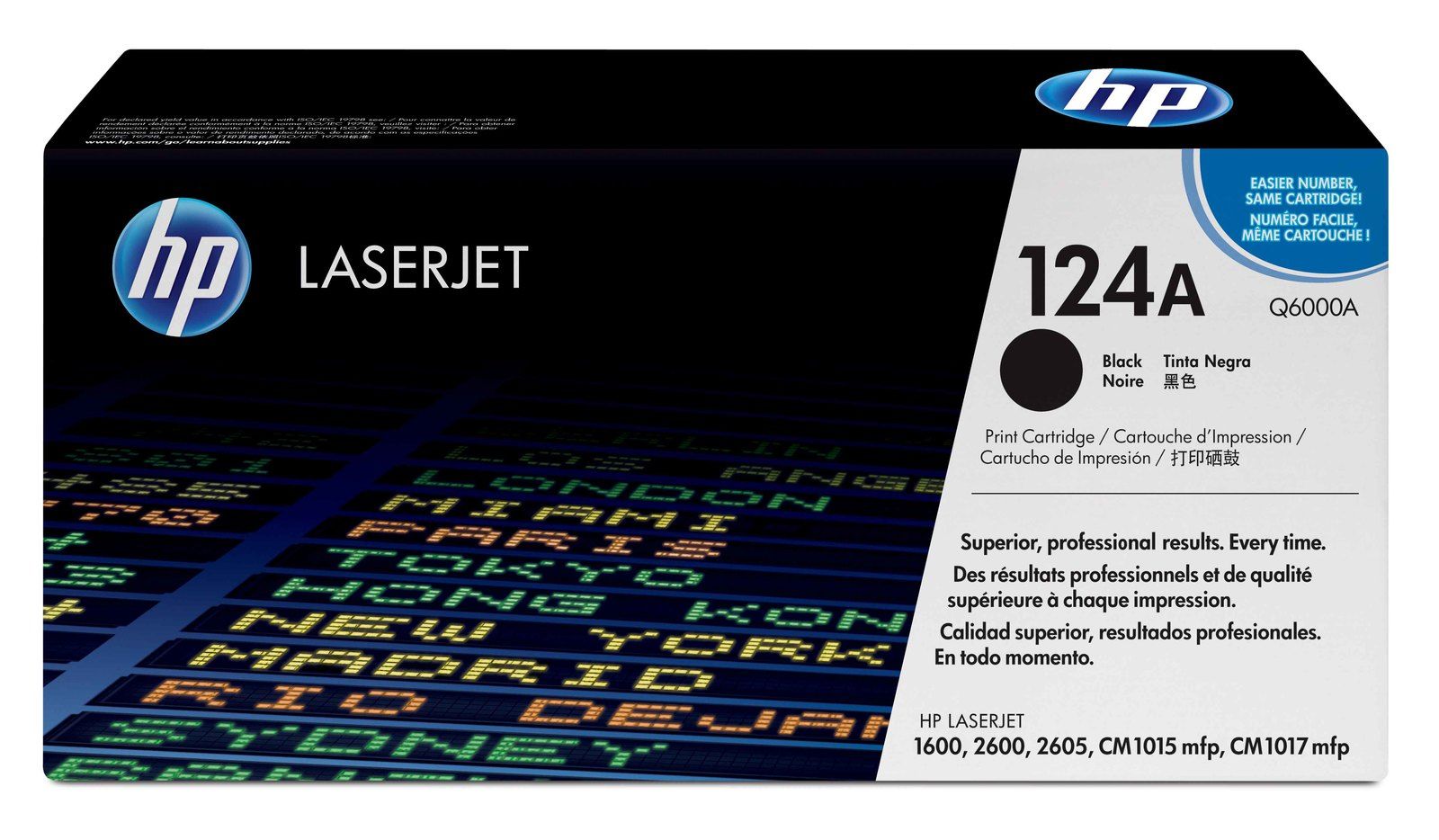 HP Q6000A Black Laser Toner Cartridge (124A)