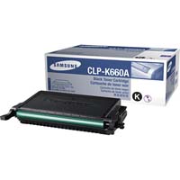 Samsung CLP K660A Black Laser Toner Cartridge