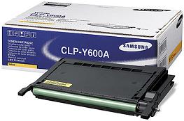 Samsung CLP Y600A Yellow Laser Toner Cartridge