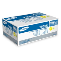 Samsung CLT Y5082L High Capacity Yellow Laser Toner Cartridge, 4K Page Yield