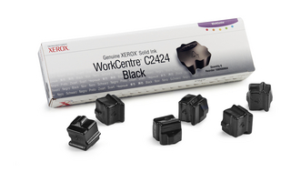 Xerox Solid Black Ink (Pack of 6 Sticks)