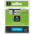 40913: Dymo 40913 Black On White Labelling Tape 9mm x 7m (S0720680 Tape)