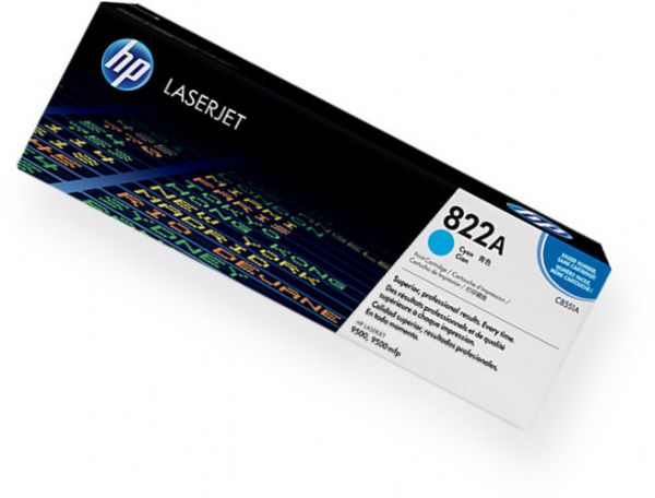 HP LaserJet 9500hdn C8551A HP 822A Cyan Toner Cartridge - C8551A