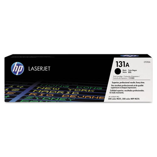HP LaserJet 5 CF210A HP 131A Standard Capacity Black Toner Cartridge - CF210A, 1.6K Page Yield