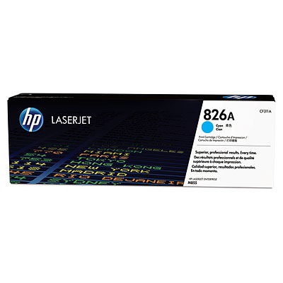 HP LaserJet 5 CF311A HP 826A Cyan Toner Cartridge, 31.5K Page Yield
