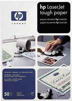 HP LaserJet 4 Q1298B HP LaserJet Tough Paper, A4, 50 Sheets, 165gms
