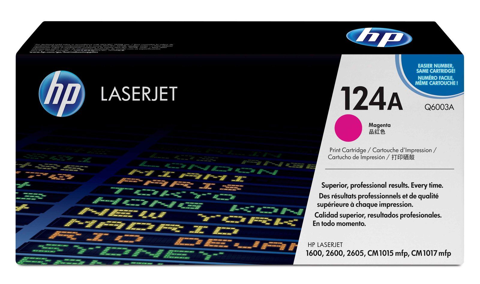 HP LaserJet 4 Q6003A HP Q6003A Magenta Laser Toner Cartridge (124A)