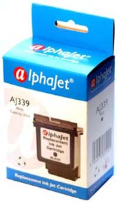 HP PhotoSmart 2613 RH339 Alphajet Replacement High Capacity Black Ink Cartridge (Alternative to HP No 339, C8767E)