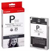 E-P25BW: Canon E-P25 Black and White Ink Cartridge plus 25 Sheets 4
