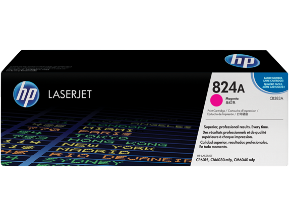HP LaserJet 5 CB383A HP CB 383A Magenta (824A) Toner Cartridge - CB383A