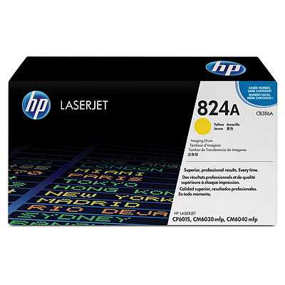 HP LaserJet 4 CB386A HP CB 386A Yellow (824A) Imaging Drum Unit - CB386A