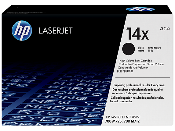 HP LaserJet 4 CF214X HP 14X High Capacity Black LaserJet Toner Cartridge - CF214X, 17.5K Page Yield