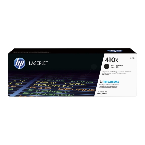 HP LaserJet 4 CF410X High Capacity Black HP 410X Toner Cartridge, 6.5K Page Yield