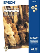 S041256: Epson S041256 Heavy Weight Matte Paper A4, 50 Sheets