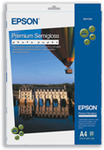 S041332: Epson S041332 Premium Semigloss Photo Paper A4, 20 Sheets