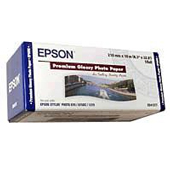 S041377: Epson S041377 Premium Glossy Photo Paper Roll, 210mm x 10m