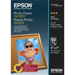S042545: Epson Glossy Photo Paper, 5 x 7 Size, 50 Sheets