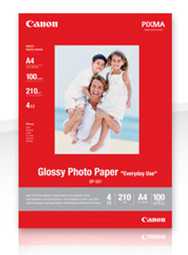 GP-501A4: Canon A4 Glossy Photo Paper -210gsm