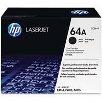 HP LaserJet 5N CC364A HP CC364A Black (64A) Toner Cartridge - CC 364A