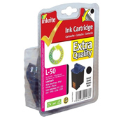 Lexmark Z22 L-50 Inkrite Premium Black Ink Cartridge (Alternative to Lexmark No 50, 17G0050E)