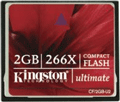 CF/2GB-U2: Kingston 2GB Ultimate Compact Flash Memory Card - 266X