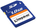 SD/1GB: Kingston 1GB Secure Digital (SD) Memory Card