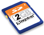 SD/2GB: Kingston 2GB Secure Digital (SD) Memory Card