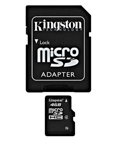 SDC4-4GB: Kingston 4GB microSDHC (Class 4) High Capacity micro Secure Digital Card