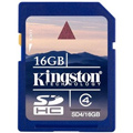 SD4-16GB: Kingston 16GB SDHC (Class 4) High Capacity Secure Digital Card