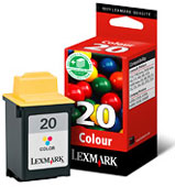 Lexmark Z45SE 15MX120E Lexmark High Capacity No 20 Colour Ink Cartridge - 15MX120E