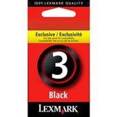 Lexmark 18C1530 Ink Cartridge 18C1530 Lexmark No 3 Black Ink Cartridge - 18C1530E