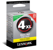 Lexmark Z23 18C2460E Lexmark High Capacity 4XL Black Ink Cartridge - 018C2460E
